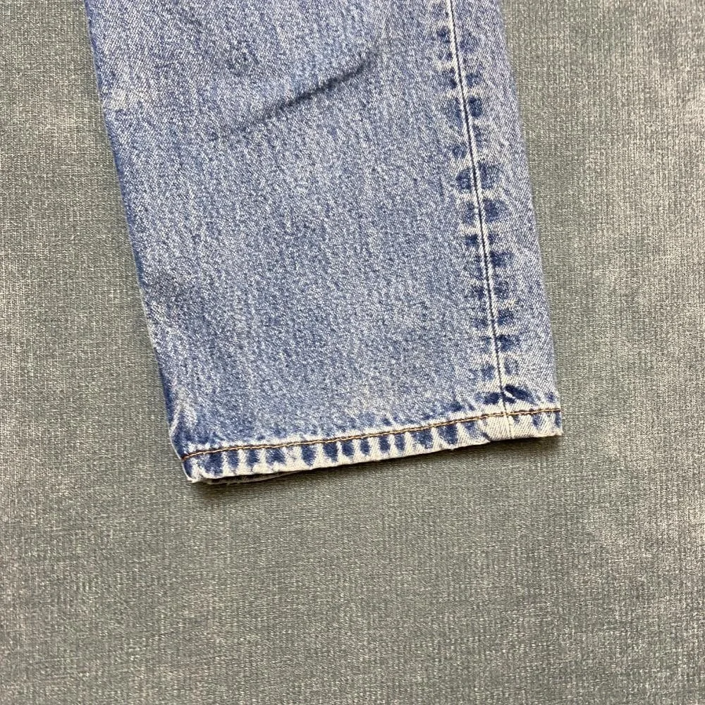 Levi's 505 Jeans Mens 36x30 Blue Denim Regular Fit All Day Comfort Straight Leg